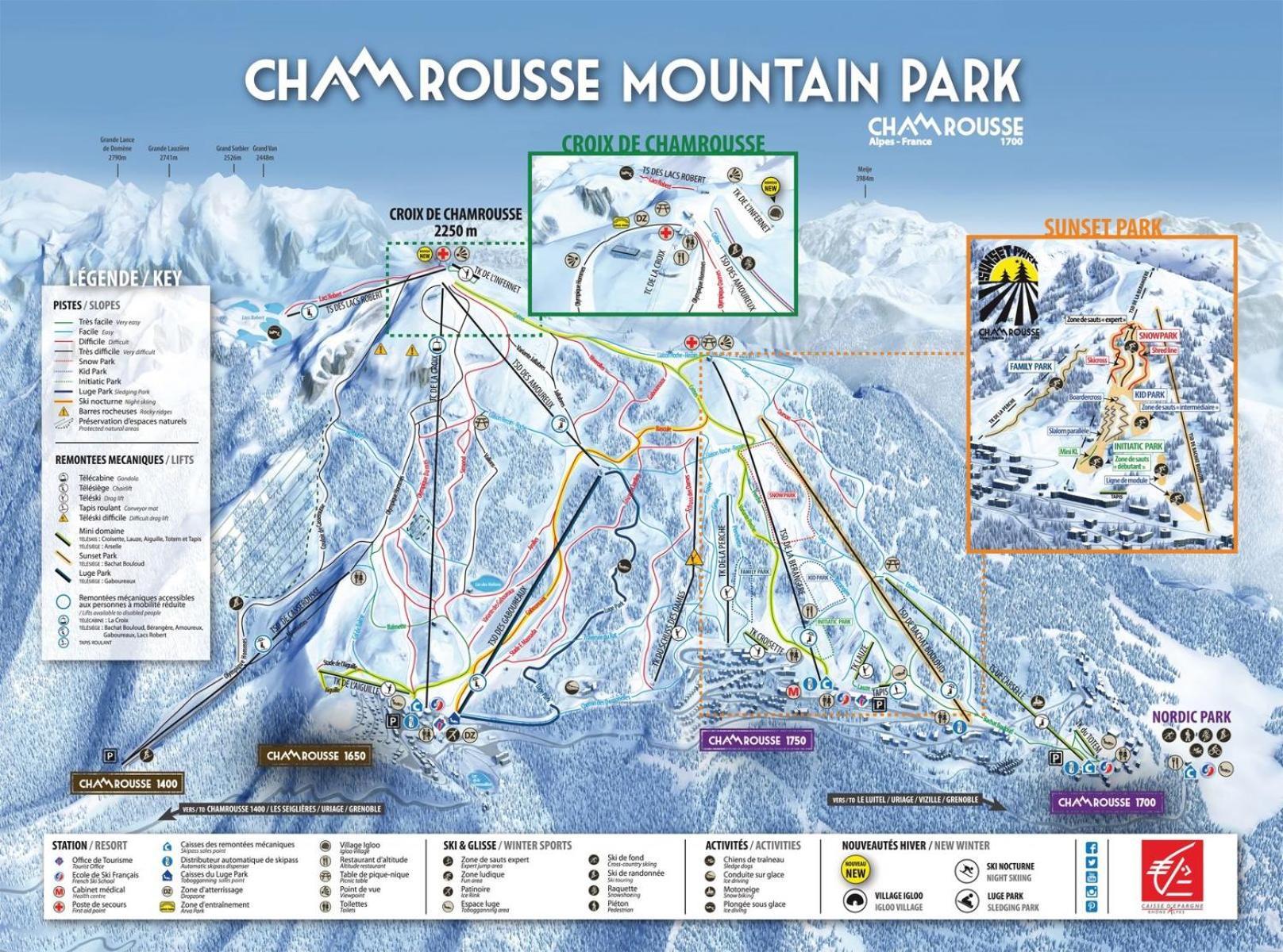 Le Flocon-Studio Cabine-Balcon 4-6 Pers A 100M Des Pistes Chamrousse Buitenkant foto